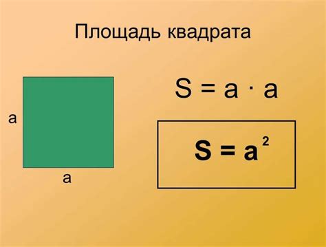  Что такое площадь квадрата? 