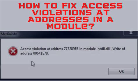 Access violation at address - что это за ошибка?